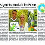 Algen Potentiale im Focus - 03.04.18 Altmark Zeitung